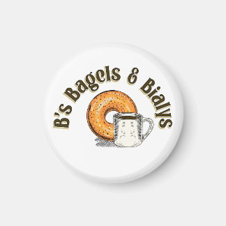B's Bagels Magnet Round