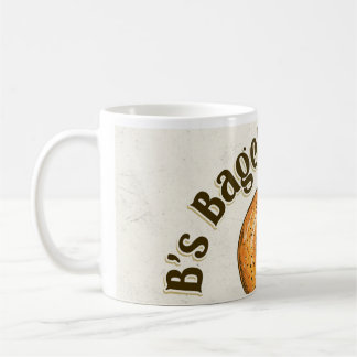B's Bagels Tan Background Coffee Cup Kaffeetasse
