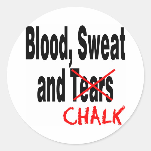 BS&C Front und Back Gymnastik Runder Aufkleber (Vorderseite)