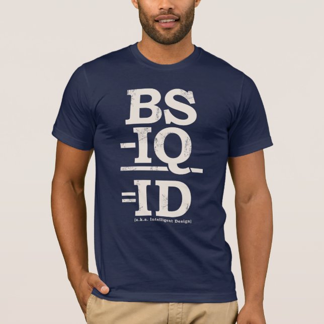 BS - IQ = IDENTIFIKATION T-Shirt (Vorderseite)