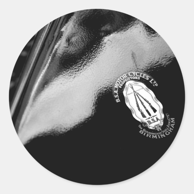 BSA-Detailaufkleber Runder Aufkleber (Vorderseite)