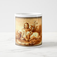 Bsby Boy mit Little Lamb Tasse