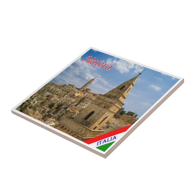 BSL013 MATERA, Basilicata, Italien, Fliese (Seite)