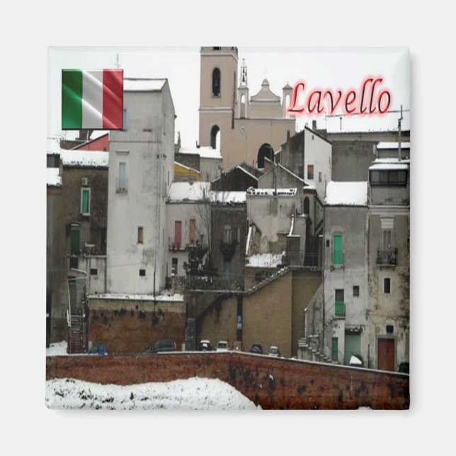 BSL015 LAVELLO - Altstadt - Basilicata - Kühlschra Magnet (Vorne)