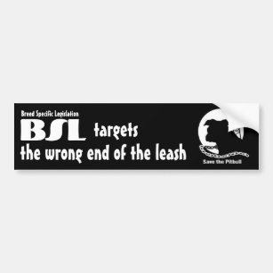BSL Zucht-spezifische Gesetzgebung, retten Pitbull Autoaufkleber