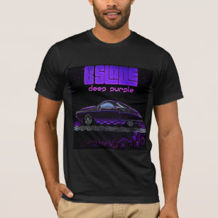 @BSLADE™ "tiefpurpurnes" Album-Abdeckungs-T-Shirt T-Shirt