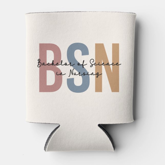 BSN Bachelor of Science in Nursing Abschluss Dosenkühler (Vorderseite)