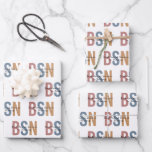 BSN Bachelor of Science in Nursing Abschluss Geschenkpapier Set<br><div class="desc">BSN Bachelor of Science in Nursing Graduate Nursing School Abschluss Geschenke!</div>