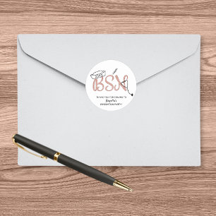 BSN Krankenschwester Graduiertengruppe danke Ihnen Runder Aufkleber