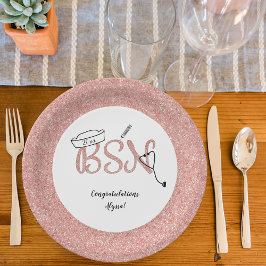 BSN Nurse Abschluss Pinning Party Dekoration Pappteller