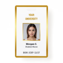 BSN Nurse Name des benutzerdefinierten Fotos