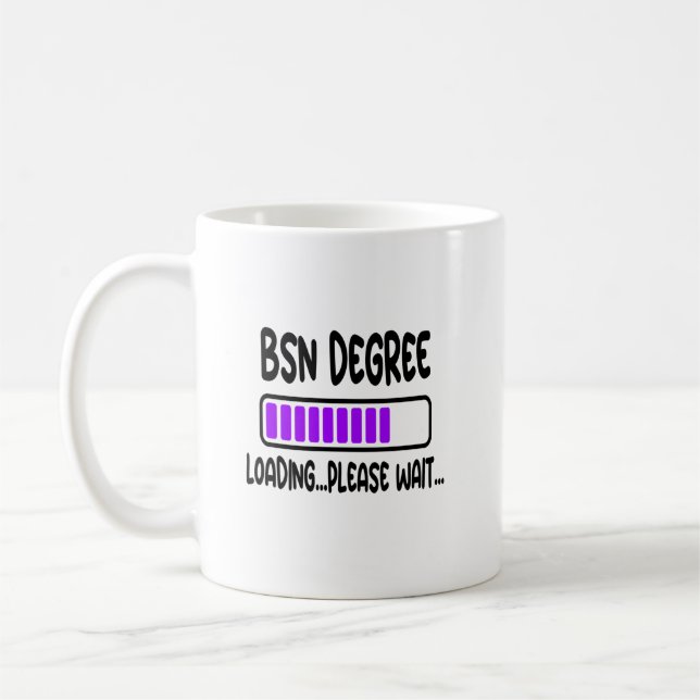 BSN Student Nursing School Bachelor Science Gift Kaffeetasse (Links)