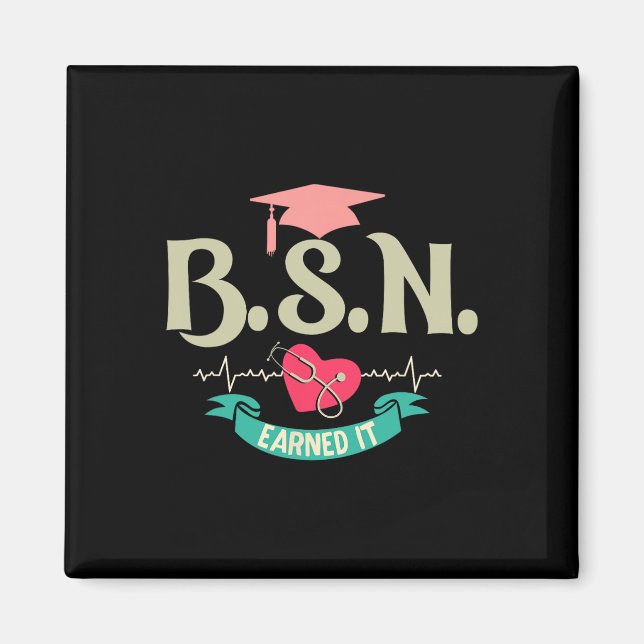 Bsn verdiente es als Krankenschwester Magnet (Vorne)