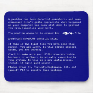 BSOD Mousepad