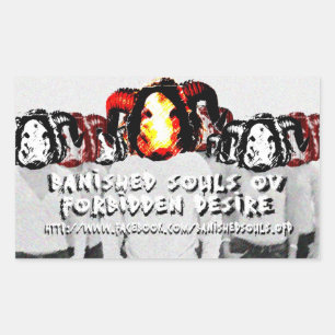 BSOFD in Einseitigkeit vereint Rechteckiger Aufkleber