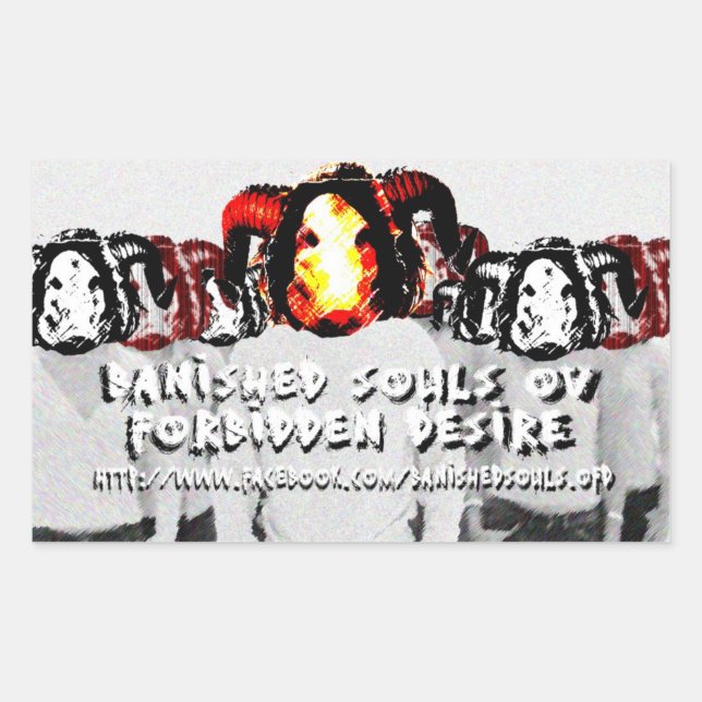 BSOFD in Einseitigkeit vereint Rechteckiger Aufkleber (Vorderseite)