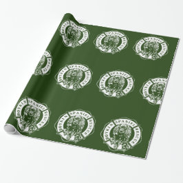 BSR offizielles Logo-Verpackungs-Papier - Grün Geschenkpapier