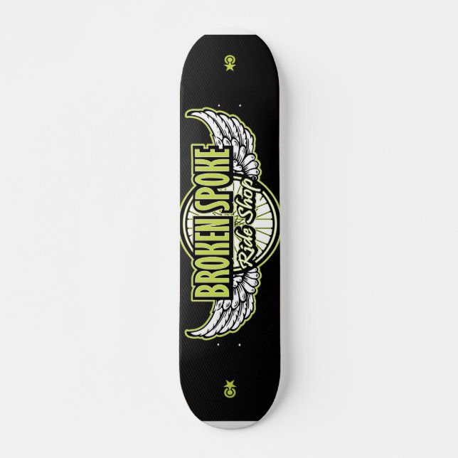 BSRS Kohlenstoff Skatedeck v.ps Skateboard (Vorne)