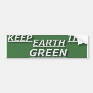 bstick.keep.the.earth.green autoaufkleber