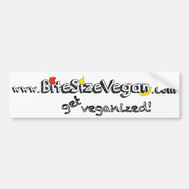 BSV erhalten Veganized Autoaufkleber (Vorne)