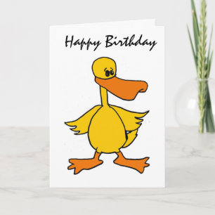 BT- Funny Duck Birthday Card Karte