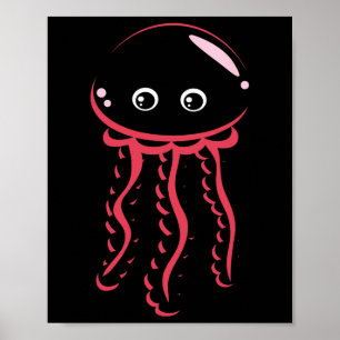Bt Jellyfish Lächeln Kostüm Süße Tier Halloween Poster