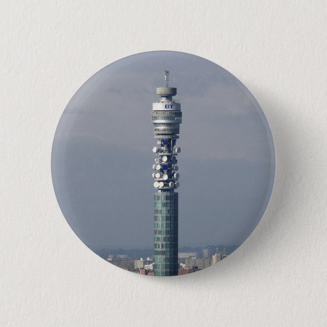 BT Tower, London, England. Button (Vorderseite)