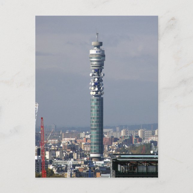 BT Tower, London, England. Postkarte (Vorderseite)