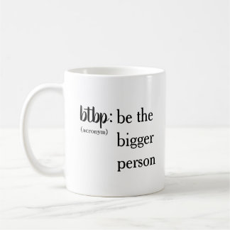 BTBP Definitions-Tasse Kaffeetasse