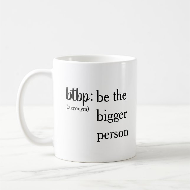 BTBP Definitions-Tasse Kaffeetasse (Links)