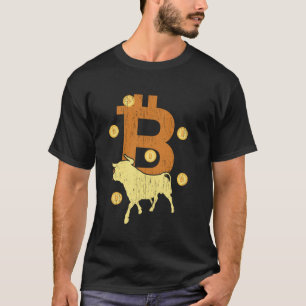BTC Bitcoin Hype Unterhaltsamer Krypto-Händler Min T-Shirt
