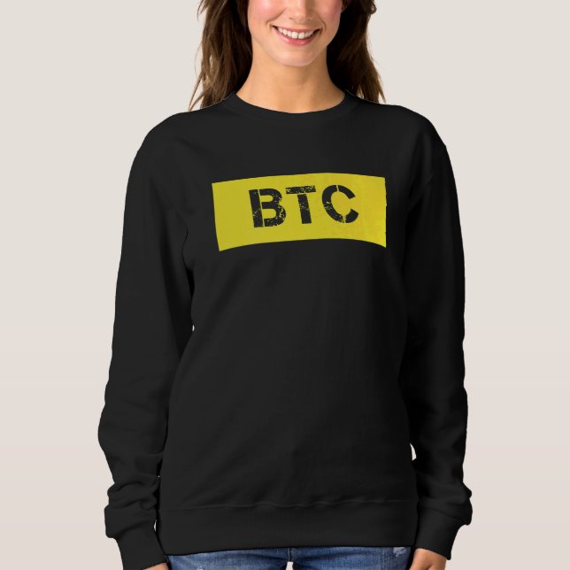 Btc Bitcoin Sweatshirt (Vorderseite)