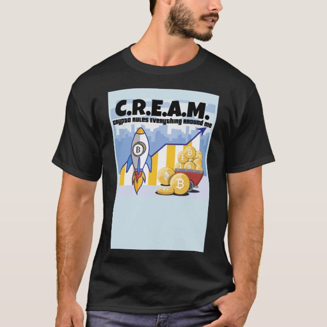 BTC Crypto reguliert alles um mich Bullish auf B T-Shirt (Vorderseite)