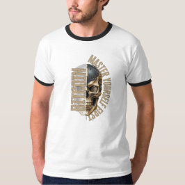BTC Motivation | Totenkopf | Bitcoin Krypto  T-Shirt