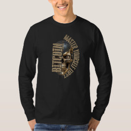 BTC Motivation | Totenkopf | Bitcoin Krypto  T-Shirt