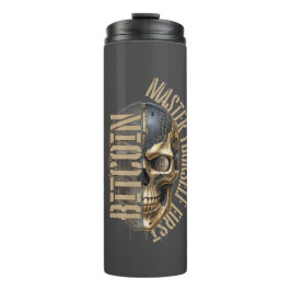 BTC Motivation | Totenkopf | Bitcoin Krypto  Thermosbecher
