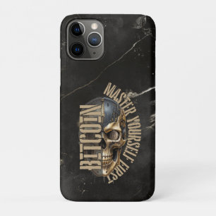 BTC Motivation Totenkopf Goldmarmor Case-Mate iPhone Hülle