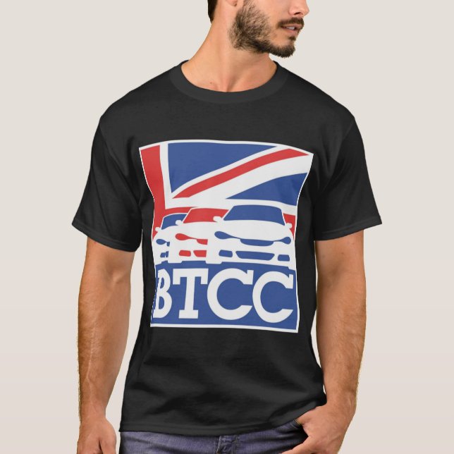 BTCC schwarz T-Shirt (Vorderseite)