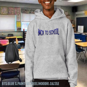 BTS-Blue S.Paint Hoodie