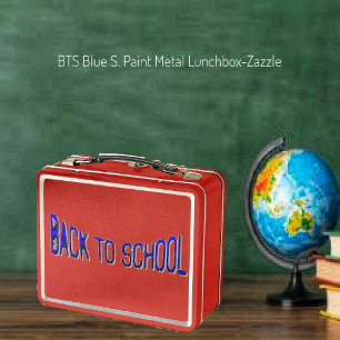 BTS Blue S Paint Metall Brotdose