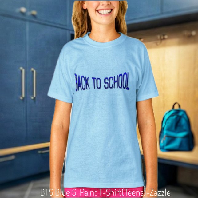 BTS-Blue S.Paint T-Shirt (Von Creator hochgeladen)