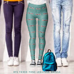 BTS dreiteilig Leggings<br><div class="desc">Diese bekannte grafische Phrase,  mit einem Bildungs-Thema,  ist in einer dreidimensionalen,  Effekt-mit 3-Töne Farben von,  rot,  grau und blau entworfen.</div>