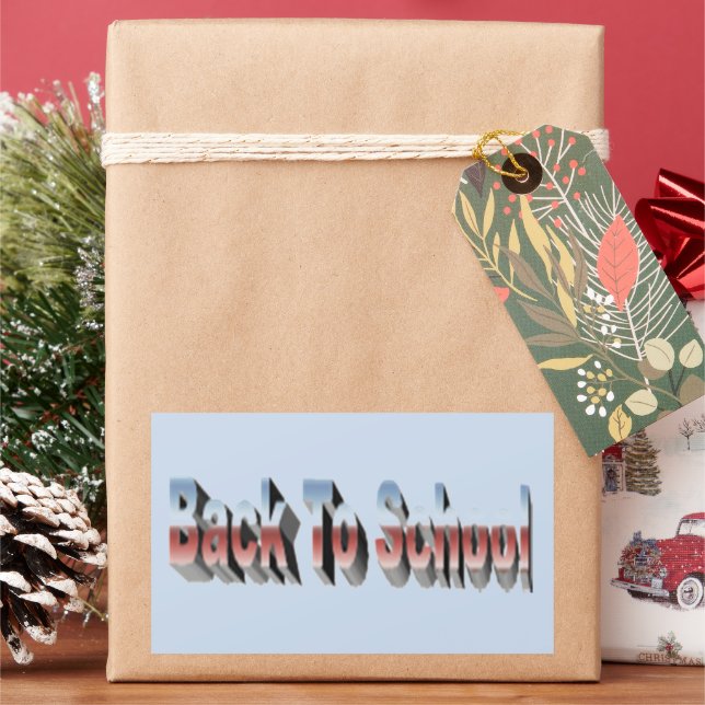 BTS dreiteilig Rechteckiger Aufkleber (Feiertag)