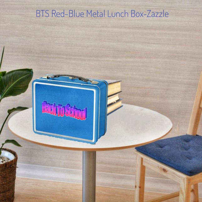 BTS-Red-Blue Metall Brotdose (Von Creator hochgeladen)