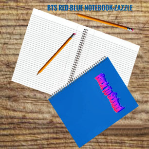 BTS-Red-Blue Notizbuch
