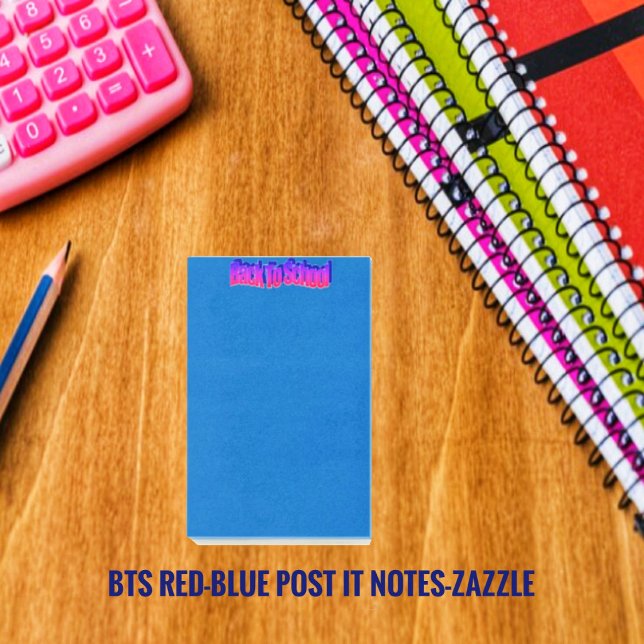 BTS-Red-Blue Post-it Klebezettel (Von Creator hochgeladen)