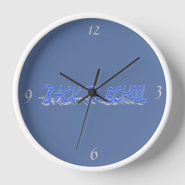 BTS Shadow Blue Wall Clock Uhr (Vorderseite)