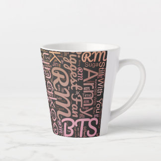 BTS Wortwolke-Tasse Milchtasse