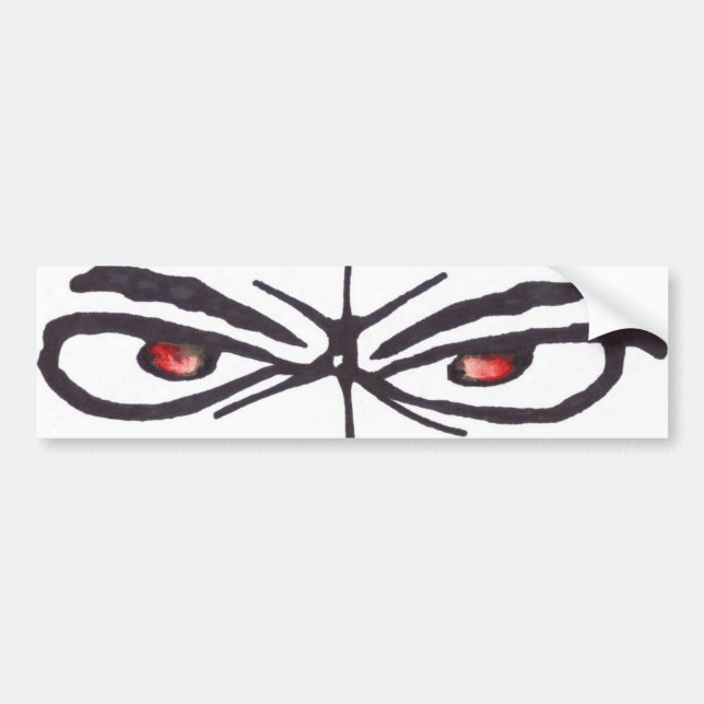 BTT Augen Autoaufkleber (Vorne)