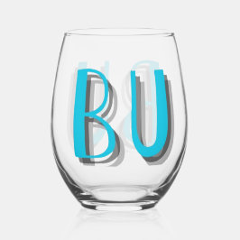 BU - Beauty Unknown Trinkbehälter Set Weinglas Ohne Stiel